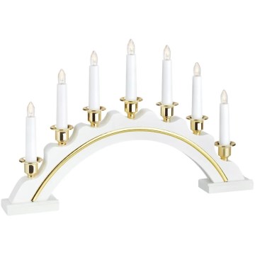 Markslöjd 704768 - LED-joulukynttelikkö CELINE LED/1,4W/230V mänty/valkoinen