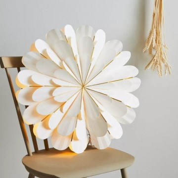 Markslöjd 705309 - Joulukoriste MARIGOLD 1xE14/25W/230V d. 60 cm valkoinen