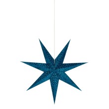 Markslöjd 705487 - joulukoristeet VELOURS 1xE14/6W/230V 75 cm sininen