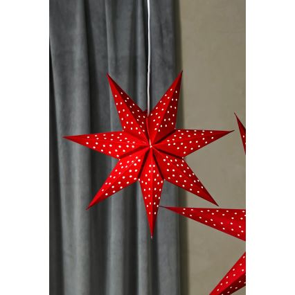 Markslöjd 705608 - LED-joulukoriste BLINK LED/0,2W/3xAA Ø 45 cm punainen