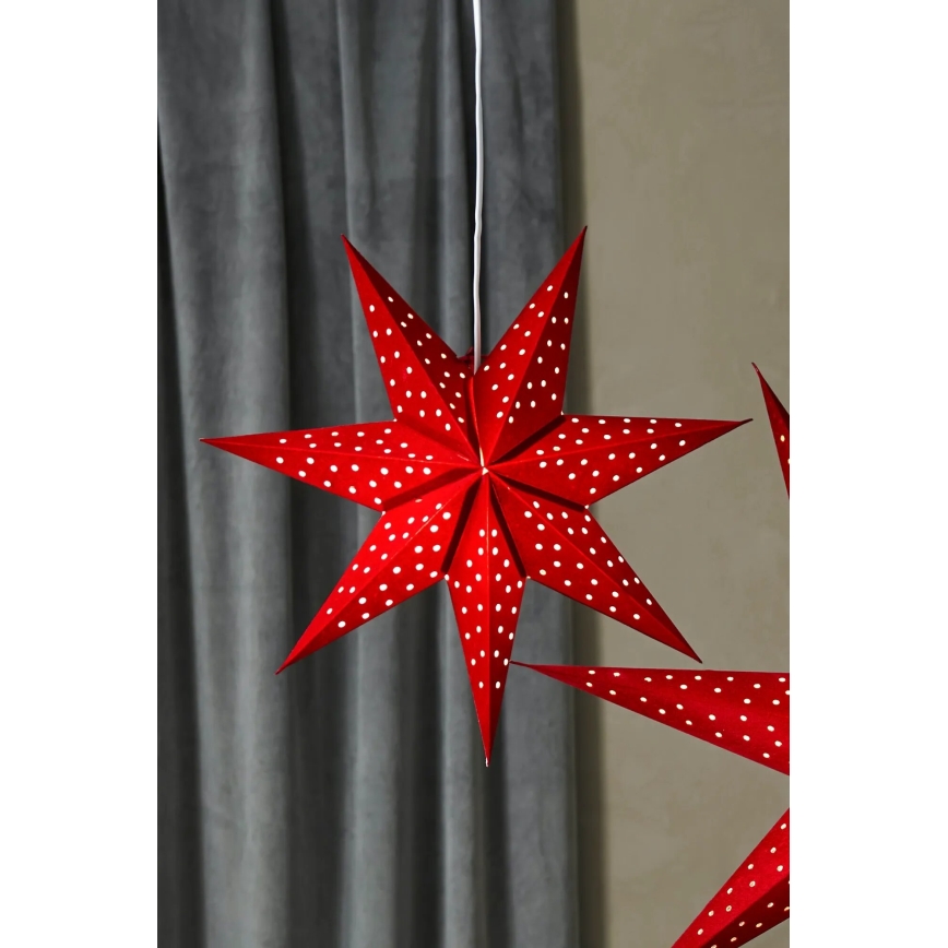 Markslöjd 705608 - LED-joulukoriste BLINK LED/0,2W/3xAA Ø 45 cm punainen