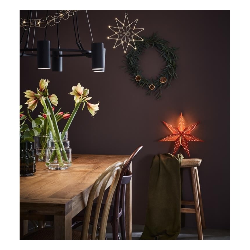 Markslöjd 705758 - Joulu kynttilänjalka BROSA XL 7xE10/3W/230V