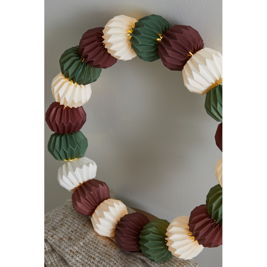 Markslöjd 705815 - LED-joulukoriste TUBBY LED/0,6W/3xAA valkoinen/vihreä/punainen