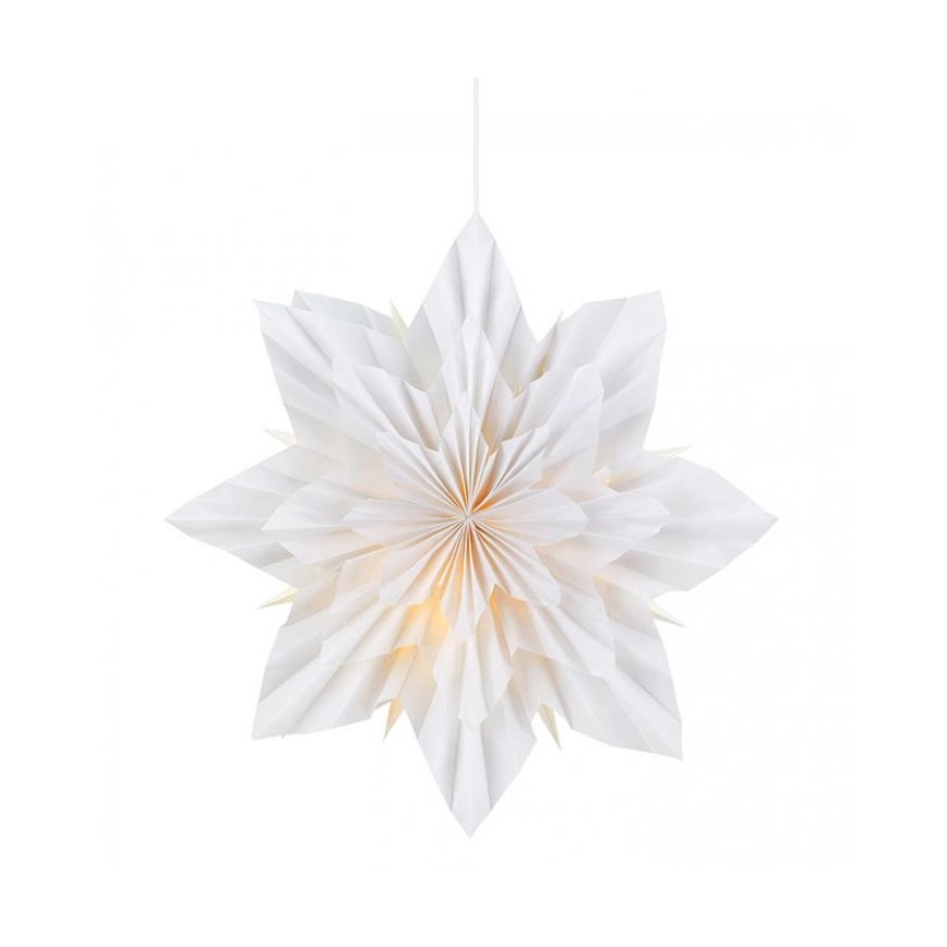 Markslöjd 705834 - Joulukoriste NEELA 1xE14/25W/230V d. 56 cm valkoinen