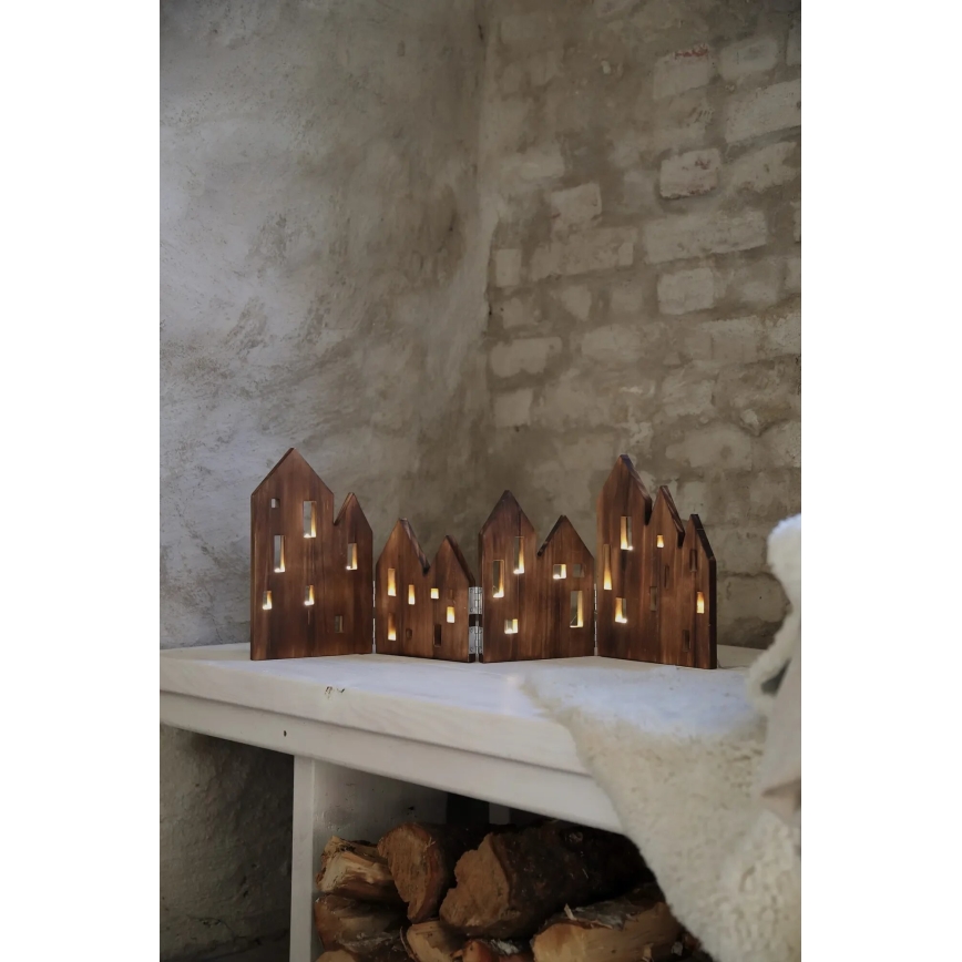 Markslöjd 706212 - LED-joulukoriste VIEW LED/0,9W/230V mänty/ruskea