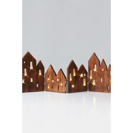 Markslöjd 706212 - LED-joulukoriste VIEW LED/0,9W/230V mänty/ruskea