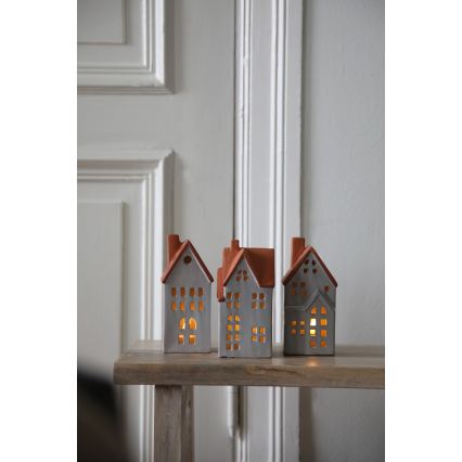 Markslöjd 706351 - SETTI 3x LED himmennettävä, ladattava joulukoriste MOLTON LED/0,1W/3,7V 150 mAh + kaukosäädin