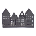 Markslöjd 706364 - LED-joulukynttelikkö YORK 3xLED/0,1W/1xCR2032 musta