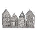 Markslöjd 706365 - LED-joulukynttelikkö YORK 3xLED/0,1W/1xCR2032 harmaa