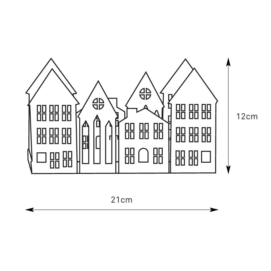 Markslöjd 706365 - LED-joulukynttelikkö YORK 3xLED/0,1W/1xCR2032 harmaa
