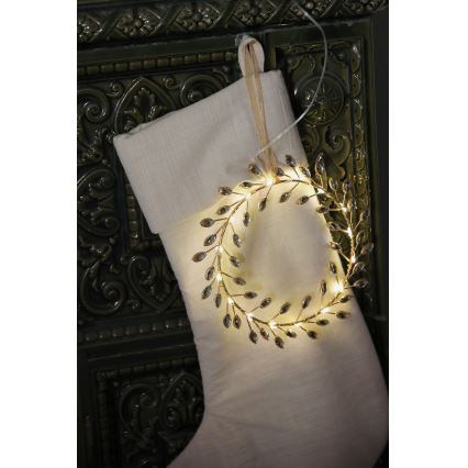 Markslöjd 706558 - LED-joulukoriste ARIA LED/3,12W/2xAA kulta