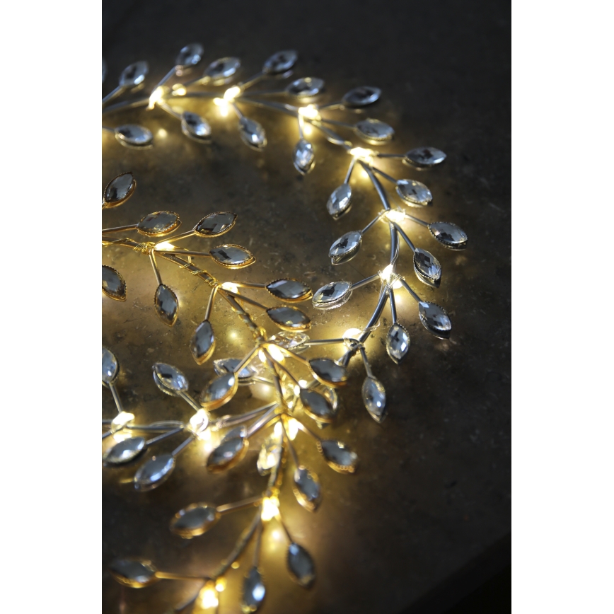 Markslöjd 706558 - LED-joulukoriste ARIA LED/3,12W/2xAA kulta