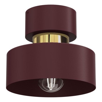 MARTI-kattovalaisin 1xE27/15W/230V, halkaisija 20,5 cm, burgundinpunainen/kultainen