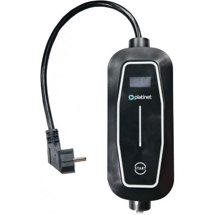 Matkakäyttöön suunniteltu kannettava latausasema sähköautoille (EV/PHEV) – AC Type 2, 16 A / 265 V, 3,6 kW, IP55, 5 m