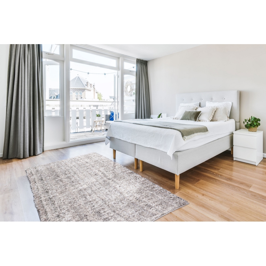Matto BILBAO SHAGGY 120x160 cm harmaa/antrasiitti