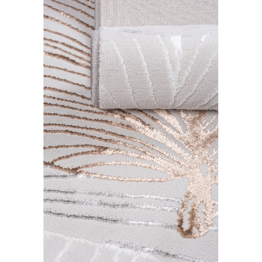 Matto CREATION 160 x 230 cm, 1950 g/m², harmaa/beige/valkoinen