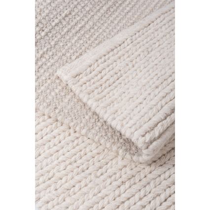 Matto FIR WOOL 120x170 cm 2600 g/m2 kerma/luonnonväri