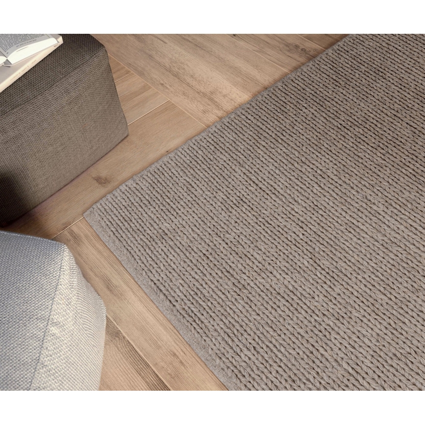 Matto FIR WOOL 70x140 cm 2600 g/m2 beige/luonnonvärinen