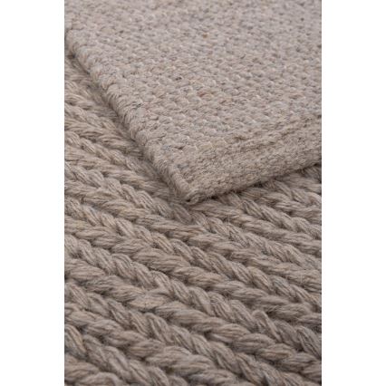 Matto FIR WOOL 70x140 cm 2600 g/m2 beige/luonnonvärinen