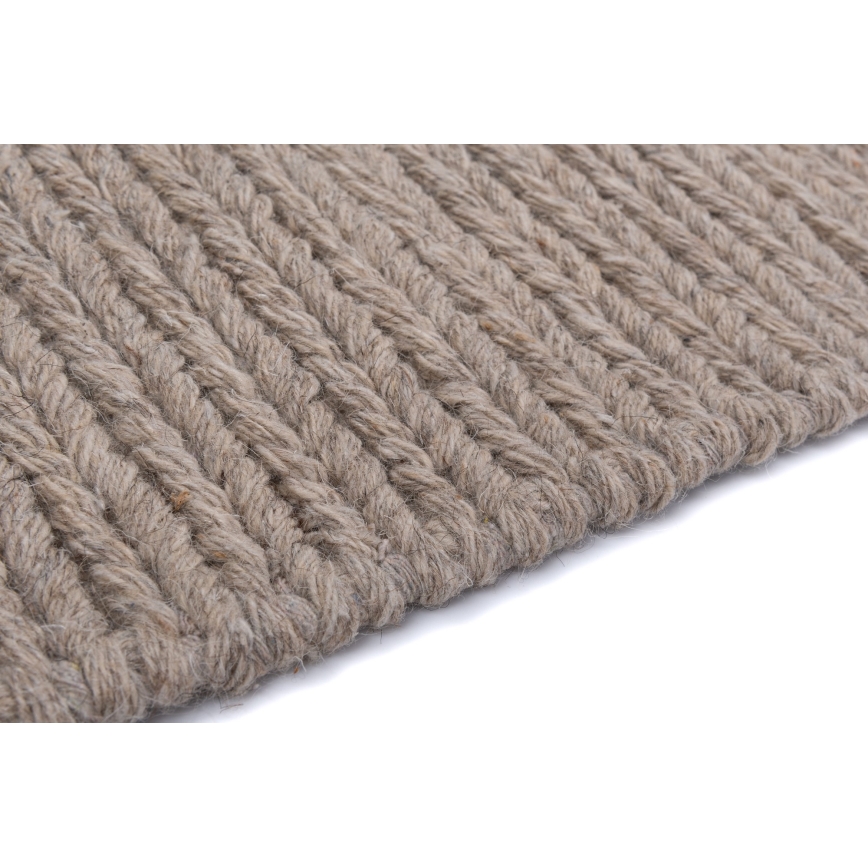 Matto FIR WOOL 70x140 cm 2600 g/m2 beige/luonnonvärinen