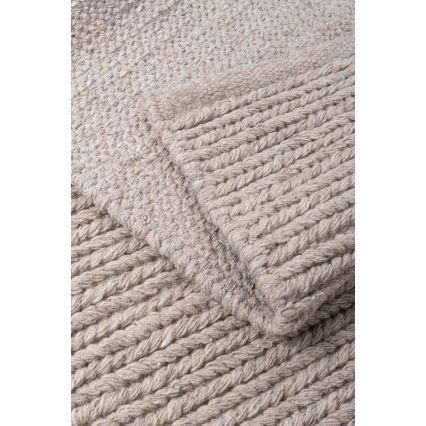 Matto FIR WOOL 70x140 cm 2600 g/m2 beige/luonnonvärinen