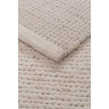 Matto FIR WOOL 70x140 cm 2600 g/m2 kerma/luonnonväri