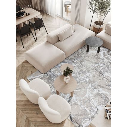 Matto GRECE 120x170 cm 2150 g/m2 kerma/harmaa/valkoinen