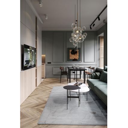 Matto RABBIT 3D 160x230 cm vaaleanharmaa