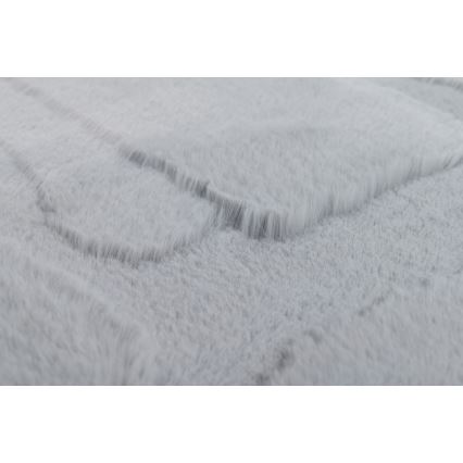 Matto RABBIT 3D 160x230 cm vaaleanharmaa