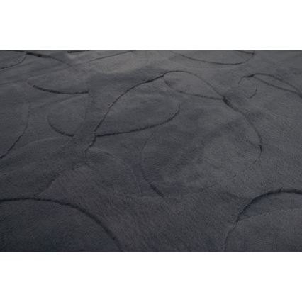 Matto RABBIT 3D 80x150 cm antrasiitti