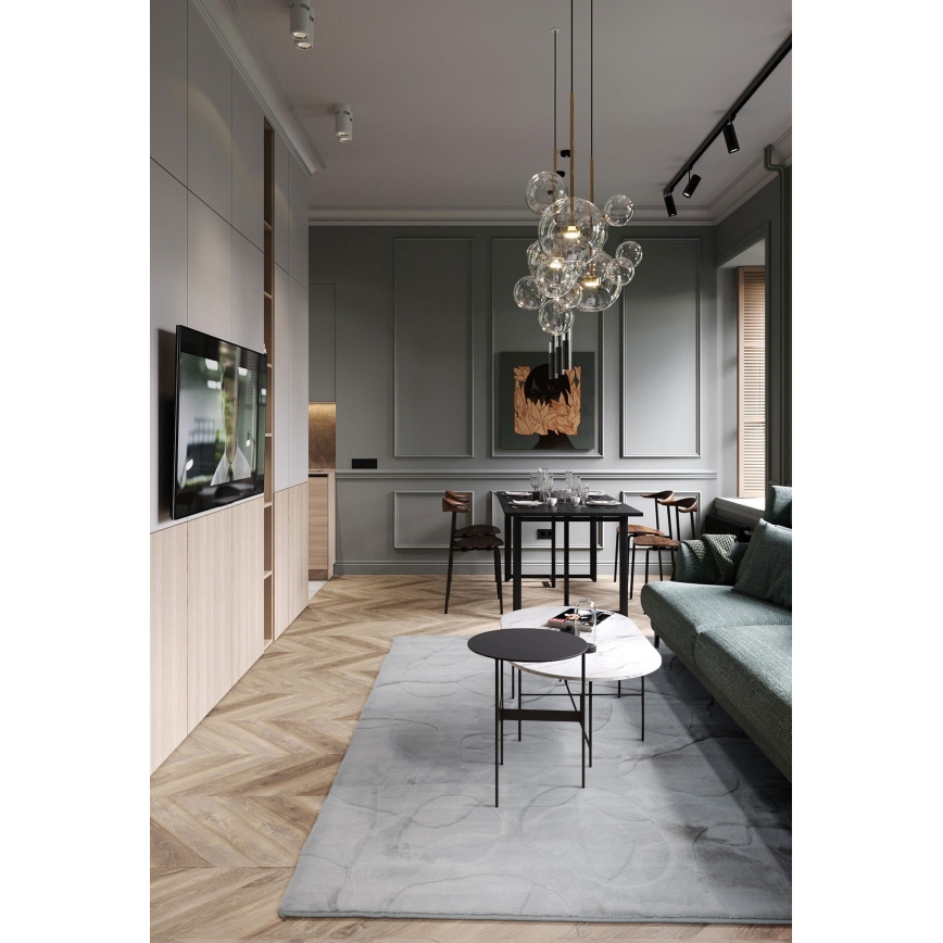 Matto RABBIT 3D 80x150 cm vaaleanharmaa