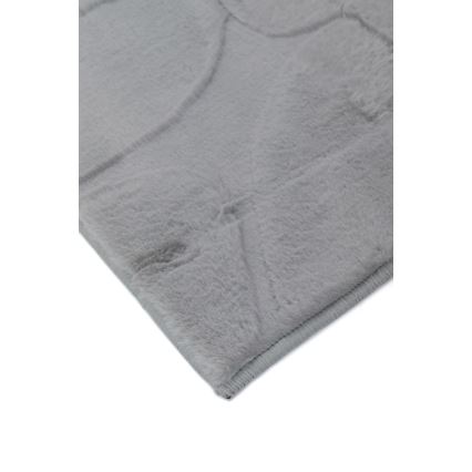 Matto RABBIT 3D 80x150 cm vaaleanharmaa