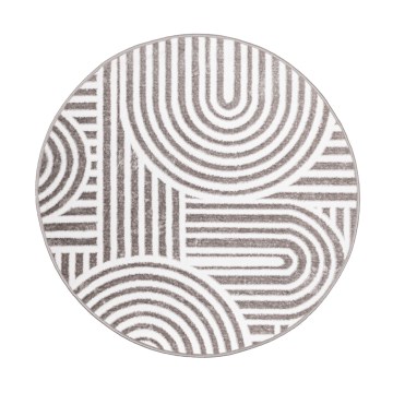 Matto SALAMANCA 100 cm harmaa/valkoinen