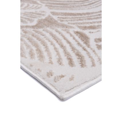 Matto SALAMANCA 120x170 cm beige/valkoinen, lehtikuvioitu