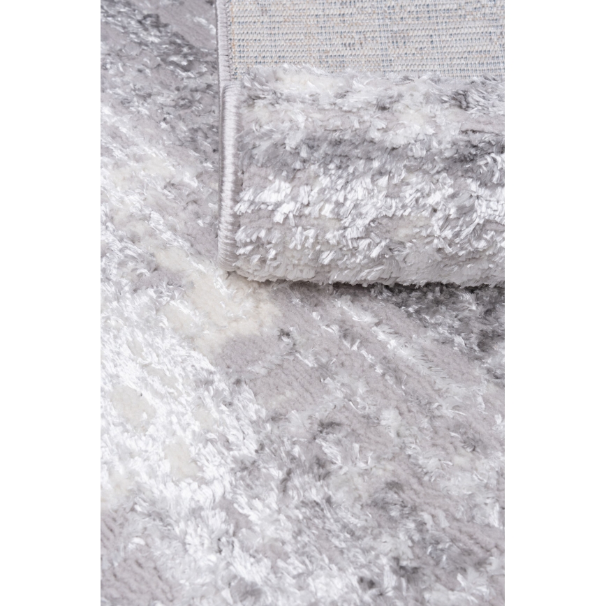 Matto SALAMANCA 67x120 cm harmaa/valkoinen