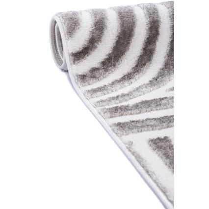 Matto SALAMANCA 67x120 cm harmaa/valkoinen