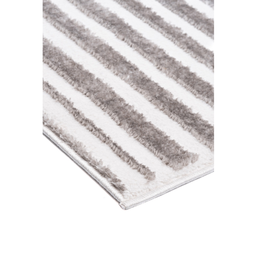 Matto SALAMANCA 67x120 cm harmaa/valkoinen