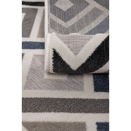 Matto SHIFT 120x160 cm harmaa/sininen/beige