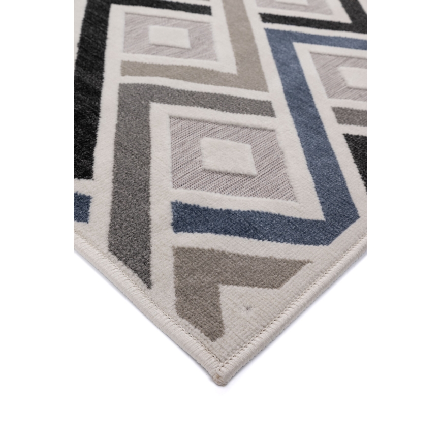 Matto SHIFT 120x160 cm harmaa/sininen/beige