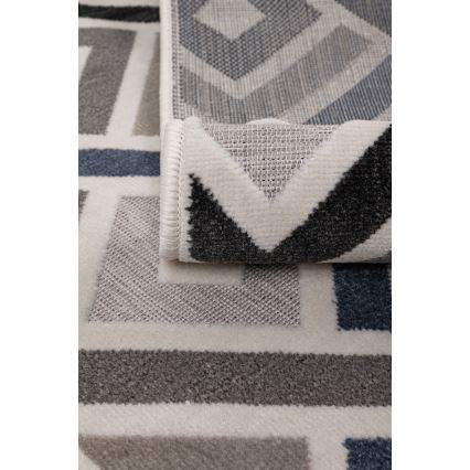 Matto SHIFT 160x220 cm harmaa/sininen/beige