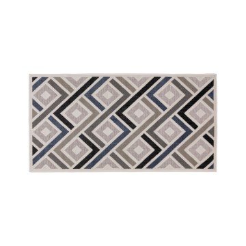 Matto SHIFT 80x150 cm harmaa/sininen/beige