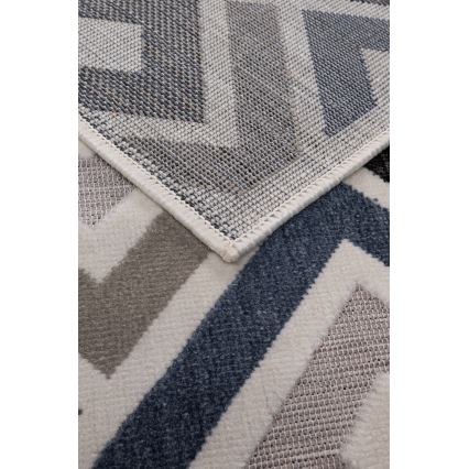 Matto SHIFT 80x150 cm harmaa/sininen/beige