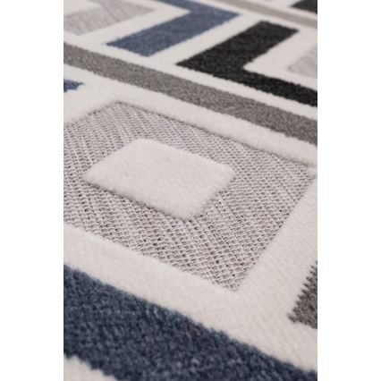 Matto SHIFT 80x150 cm harmaa/sininen/beige