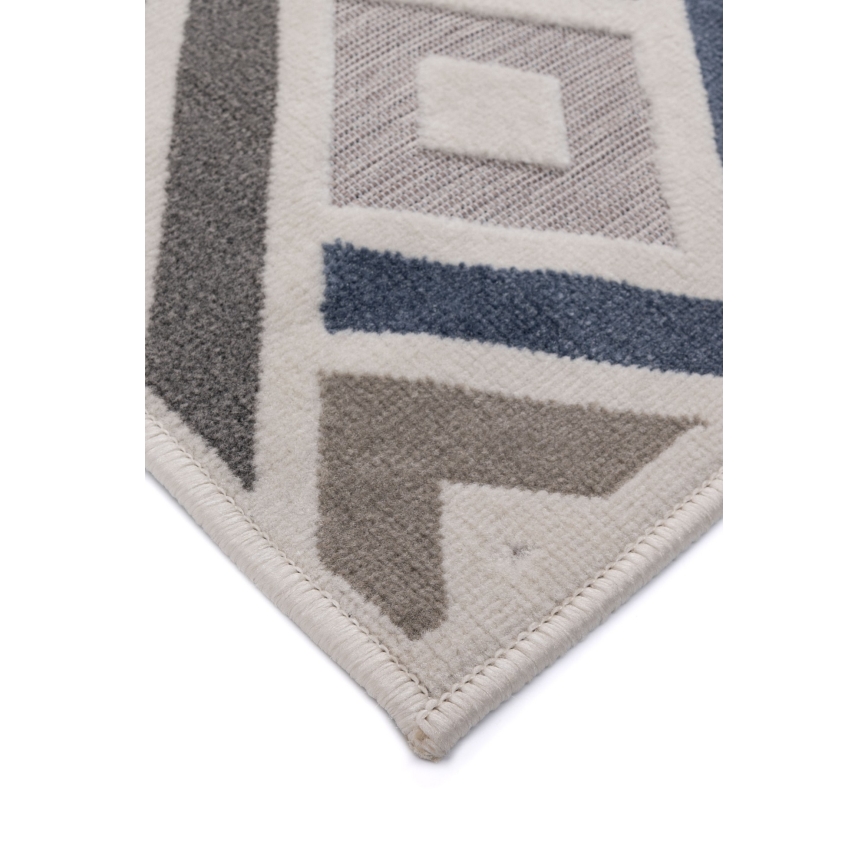 Matto SHIFT 80x150 cm harmaa/sininen/beige