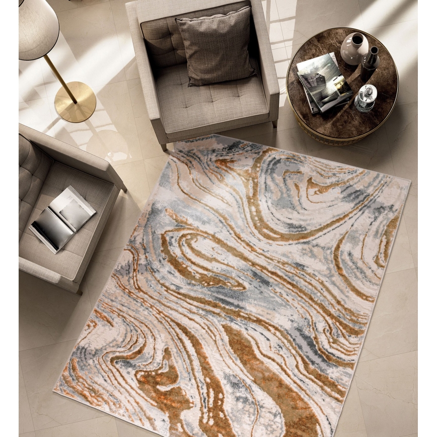 Matto STONE 120x160 cm beige/harmaa