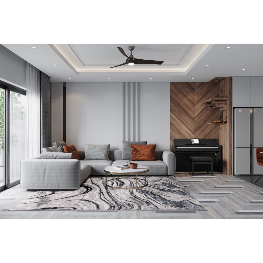 Matto STONE 120x160 cm harmaa/antrasiitti