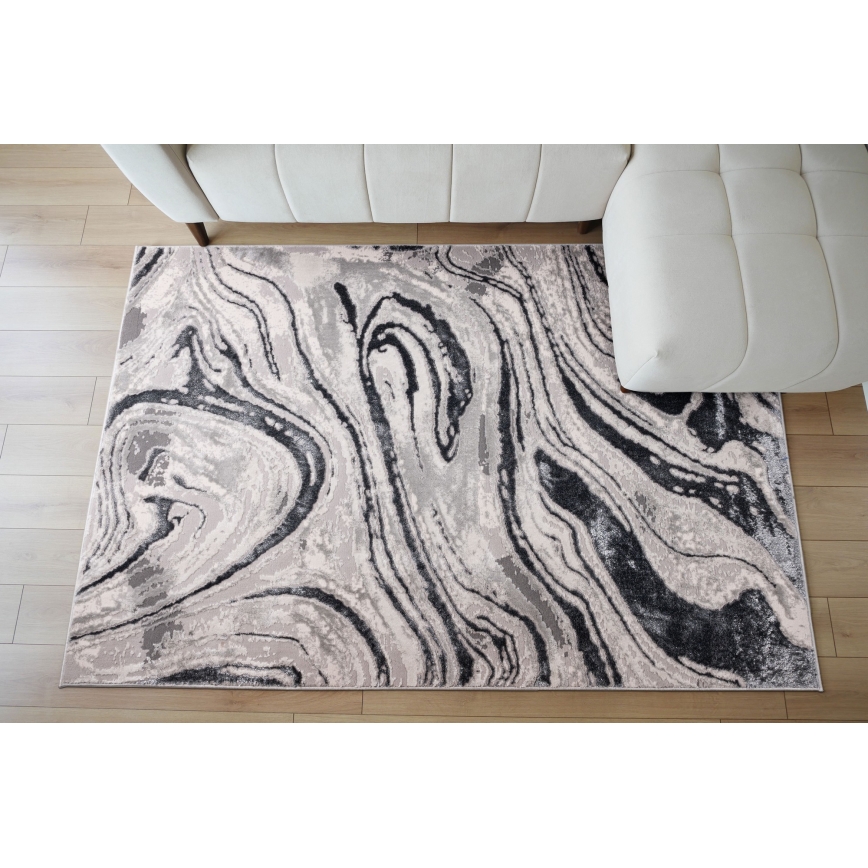 Matto STONE 80x140 cm harmaa/antrasiitti