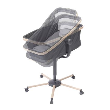 Maxi-Cosi - Vauvan kehto 3in1 ALBA harmaa