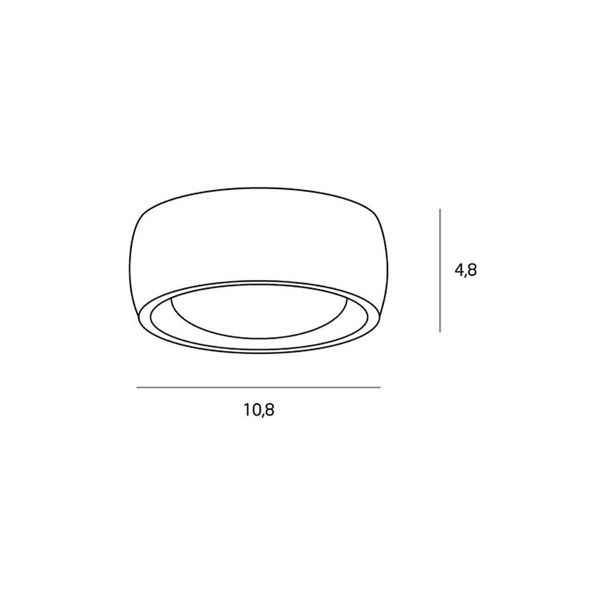 MAXLIGHT C0135 - LED-kattovalaisin kylpyhuoneeseen KODAK LED/8W/230V halkaisija 10,8 cm IP44 valkoinen