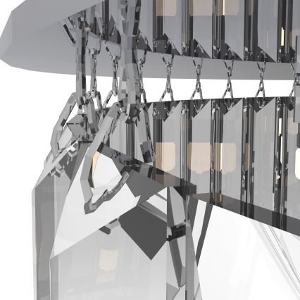 MAXLIGHT C0225 - Kattovalo MONACO 16xG9/40W/230V halkaisija 80 cm kiiltävä kromi